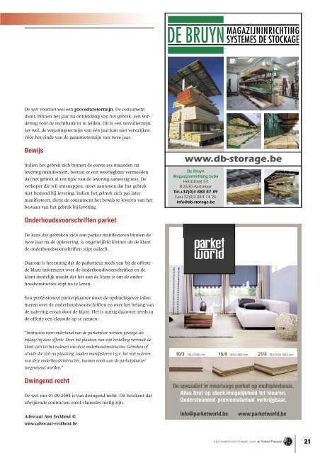 PARkEt PARQuEt - Magazines Construction