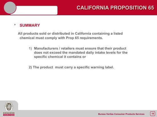 What is California Proposition 65