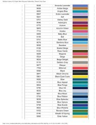 Robison Anton Online Color Chart