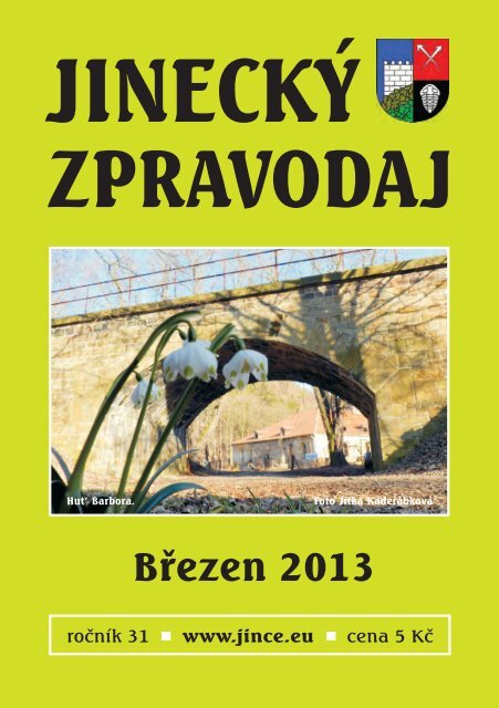 JineckÃ½ zpravodaj - bÅ™ezen 2013 - Jince