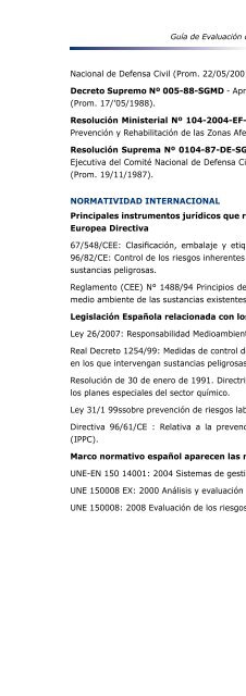 Guía de evaluación de riesgos ambientales - CDAM - Ministerio del ...