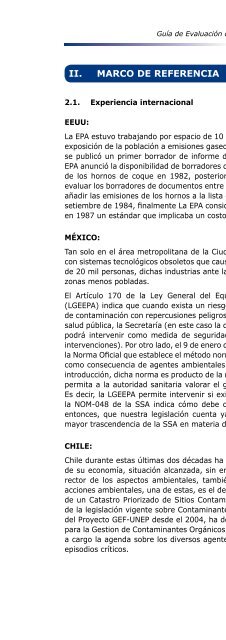 Guía de evaluación de riesgos ambientales - CDAM - Ministerio del ...