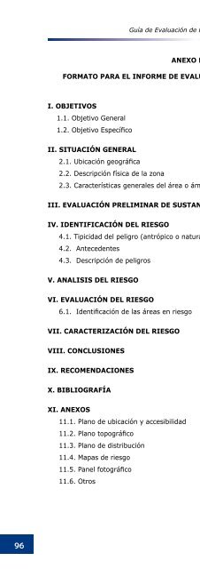 Guía de evaluación de riesgos ambientales - CDAM - Ministerio del ...
