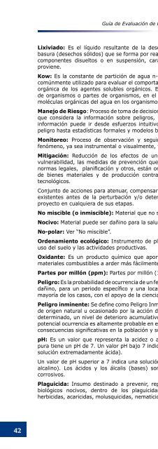 Guía de evaluación de riesgos ambientales - CDAM - Ministerio del ...