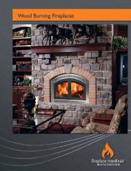 FPX Wood-Burning Fireplaces Brochure - The Firebird