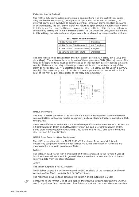 MX510/MX512 Operator & Installation Manual - Simrad Professional ...