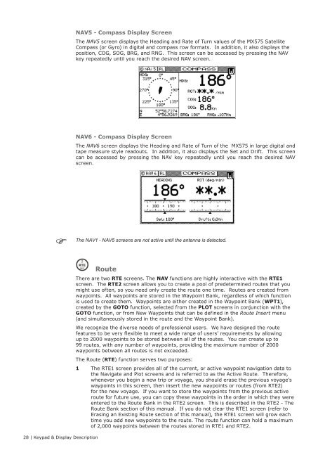 MX510/MX512 Operator & Installation Manual - Simrad Professional ...