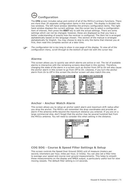 MX510/MX512 Operator & Installation Manual - Simrad Professional ...