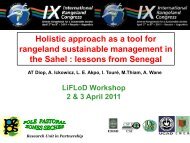 Holistic approach as a tool for rangeland sustainable ... - LiFLoD