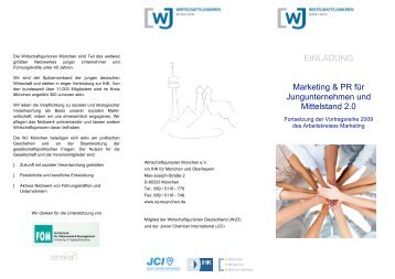 EINLADUNG Marketing & PR fÃƒÂ¼r Jungunternehmen und Mittelstand ...