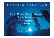 South African Clinical Laboratory Products Markets - Growth ...