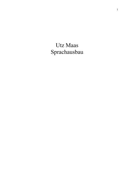 utz maas sprachausbau universita t osnabra ck