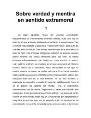 Sobre verdad y mentira en sentido extramoral