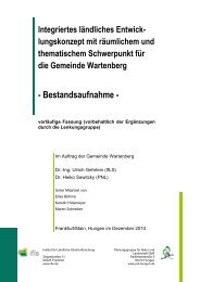 Bestandsaufnahme - Wartenberg