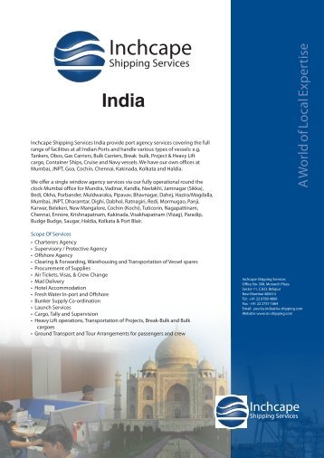 India - Inchcape Shipping Services