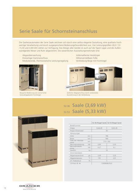 Gesamt Katalog Gasheizgeräte 2012 - Gas-Center M. Honegger AG