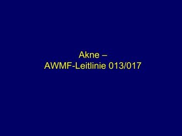 AWMF-Leitlinie 013/017 - gd-online.de