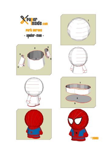 Park Heroes - Spider-Man - Paper Inside