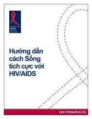 HÆ°á»ng dáº«n cÃ¡ch Sá»ng tÃ­ch cá»±c vá»i HIV/AIDS - HIV/AIDS Program