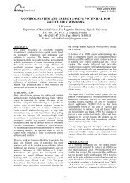 control system and energy saving potential for switchable ... - ibpsa