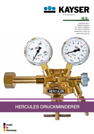 hercules flaschendruckminderer bis 200 bar - hatec-info.de