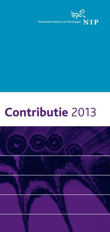 Contributie 2013 - NIP