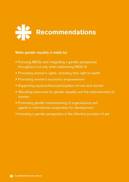 Engendering Global Health - Action for Global Health