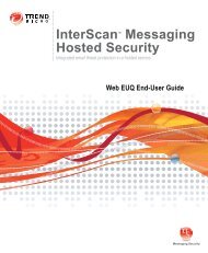 Web EUQ End-User Guide - Trend Micro