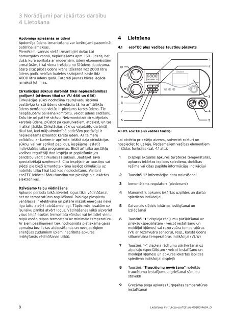 ecoTEC pro-plus lietoÅ¡anas instrukcija.pdf - vaillant.lv