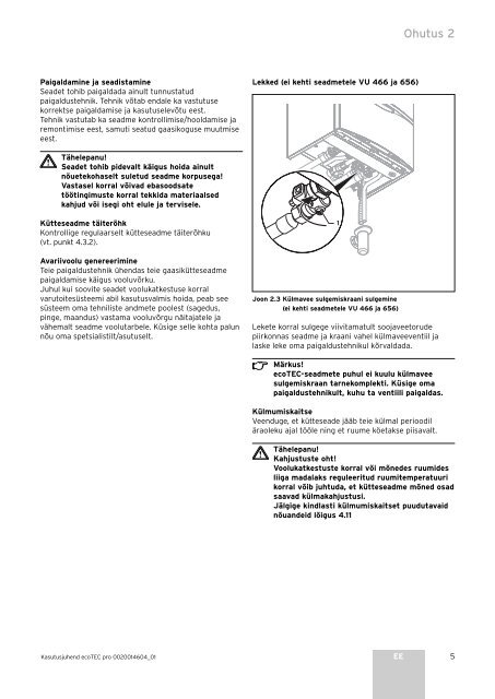 ecoTEC pro-plus lietoÅ¡anas instrukcija.pdf - vaillant.lv