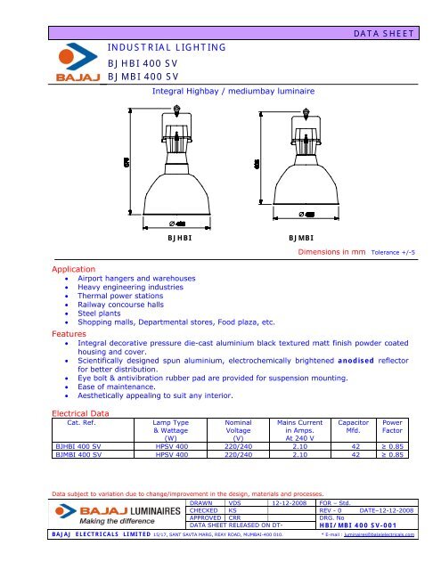 Bajaj industrial lighting deals
