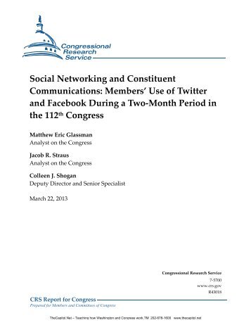 Members' Use of Twitter and Facebook During a Two ... - Hobnob Blog