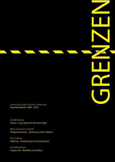 I n t e r d i s z i p  l i n ä r e s S e m i n a r Baureferendariat 2009 ...