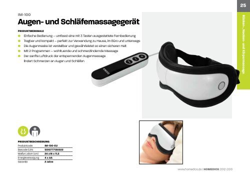 HoMedics Katalog 2012/2013 - Schimek Electronics