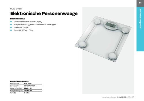 HoMedics Katalog 2012/2013 - Schimek Electronics