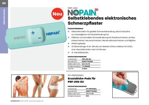 HoMedics Katalog 2012/2013 - Schimek Electronics