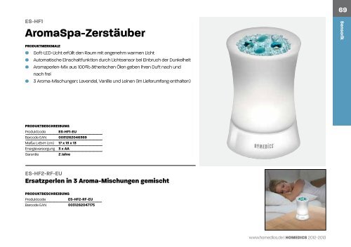 HoMedics Katalog 2012/2013 - Schimek Electronics