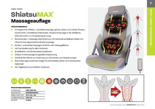 HoMedics Katalog 2012/2013 - Schimek Electronics