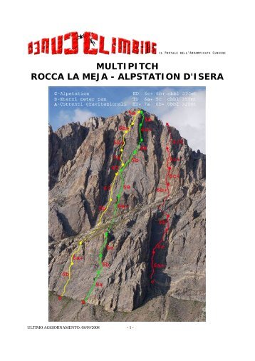 via alpstation d'isera - Cuneoclimbing