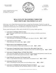 Documentary Transfer Tax Exemption List - County of Imperial