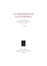La modernità letteraria.p65 - Casalini Libri