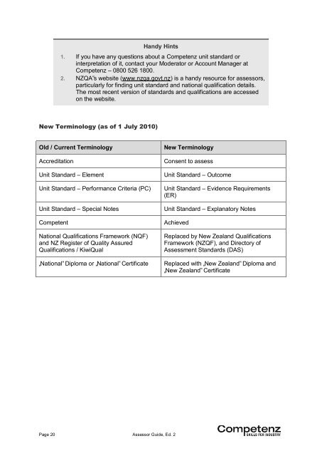 Assessor Guide [PDF] - Competenz