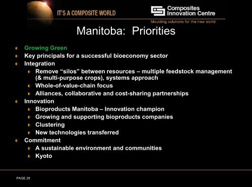 Manitoba and the Emerging Bioeconomy