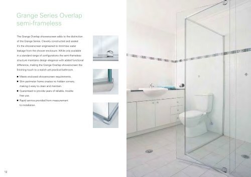 Showerscreens, Mirrors & Coloured Glass Panels - Stegbar Australia