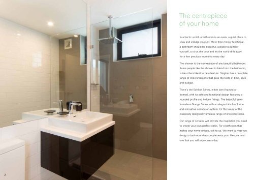 Showerscreens, Mirrors & Coloured Glass Panels - Stegbar Australia