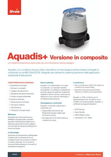 Aquadis+ Versione in composito - Itron