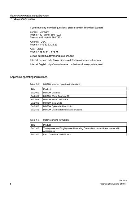 MOTOX Gearbox for monorail conveyors - DS TECH