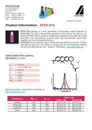 Product Information: ATTO 610 - ATTO-TEC GmbH