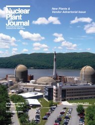 Nuclear Plant Journal Nuclear Plant Journal - Digital Versions