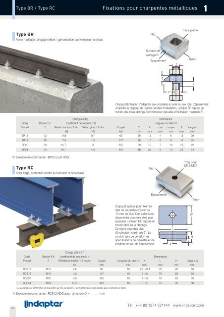 Lindapter Catalogue 09 France:-